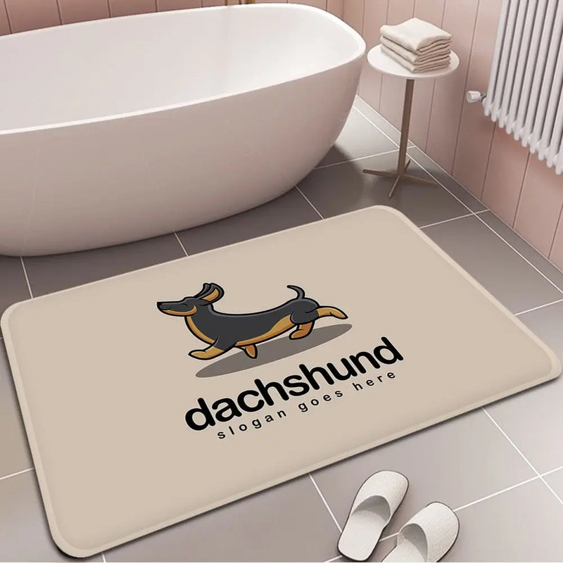 Pablo Picasso Wild Wiener Dog Dachshund Floor Carpet Retro Multiple Choice Living Room Kitchen Rug Non-Slip Hotel Decor Mat