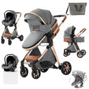 Baby Stroller 3 in 1 stroller lightweight strollers  Baby Carriage mutifunction strollers Baby newborn stroller mother kids