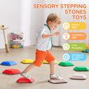 SucceBuy 10PCS Children's Balance Training Stepping Stones Toddlers Sensory Assisted Coordination Game for Kids Sport Toys Gifts
