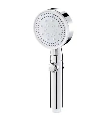 High Pressure Shower Head 5 Modes Adjustable Showerheads with Hose Water Saving One-Key Stop Spray Nozzle Bathroom Accessories