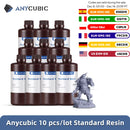 10kg ANYCUBIC 405nm Standard Resin UV Resin For Photon 3D Printer High Precision UV Photopolymer Resin Printing Material