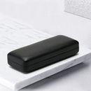 Unisex Glasses Box Lychee Pattern Leather Eyewear Protector Reading Glasses Case Women Men Sunglasses Case Hard Stress Resistant