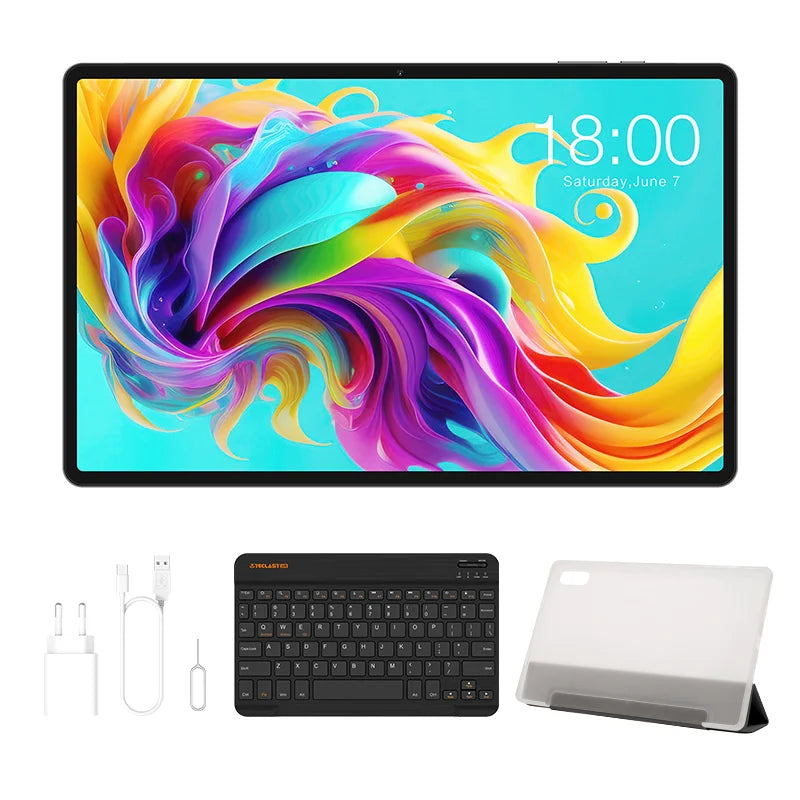 Ai Tablet Pc Teclast P50Ai 11 Inch 90Hz Android 15 (6Gb+10Gb) 16Gb Ram 128Gb Lpddr5 1280X800 Ips 7000Mah Wifi-6 Bt 5.4