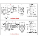 5/10pcs 20 Position Incremental 360 Rotary Encoder Knob Button Switch EC11 Arduino Digital Potentiometer 15/20mm Plum Half Shaft