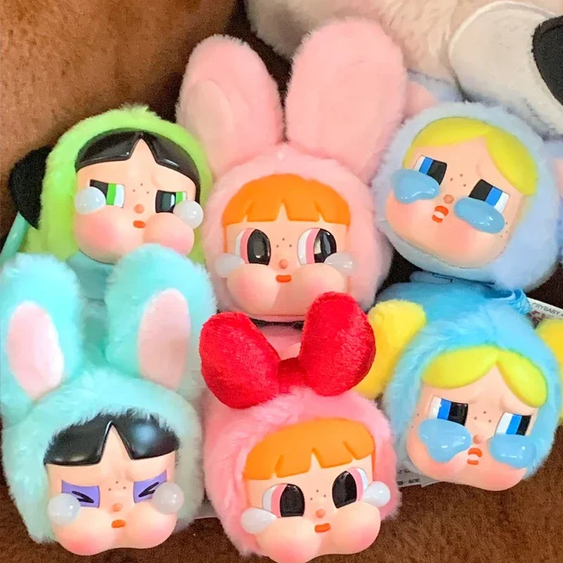 Crybaby Vinyl Face Plush Doll Blind Box Baby Girl Anime Figures Mystery Box Crybaby Action Figure Backpack Bag Pendant Toy Gifts