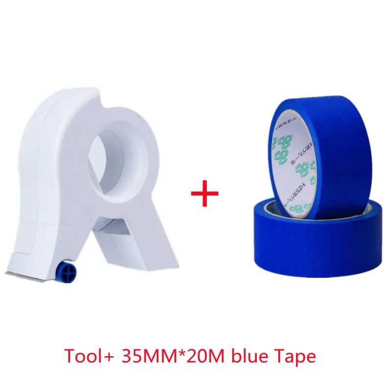 Painter Masking Tape Applicator Dispenser Machine Wall Floor Painting Packaging Sealing Tool for 1.88-2" x 60 Yard Standard Tape