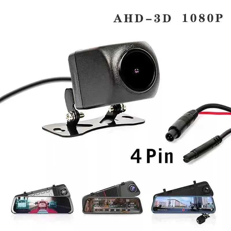 Dashcam AHD Reversing Camera 4-pin reversing video recording image super clear 1080P reversing image waterproof sunscreen