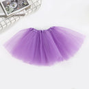 Tutu Princess Dress Mesh 2-8 Year Old Children's Halfbody Halloween Ballet Dance Performance Short Skirt Christmas Dress Girl