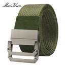 Maikun Nylon Belts For Men Army Tactical Men's Belt Double Rappelling Buckle