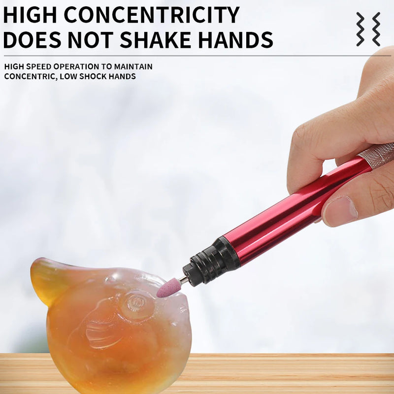 18PCS High-Speed Air Micro Die Grinder Kits Mini Pencil Polishing Engraving Grinding Cutting Pneumatic Tools