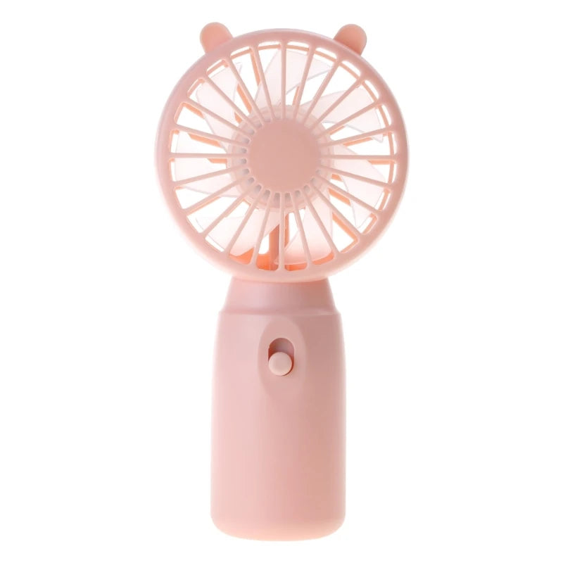 Travel Portable Fan Handheld Mini Fan AA-Battery Powered Super Mute Cooling Fan