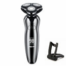 Electric Razor Electric Shaver Hair Cutting Shaving Machine for Men Clipper Beard Trimmer  Rotary Shaver 100% Water Proof