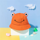 2023 New Parent-Child Frog Bucket Hats With Eyes Summer Foldable Lightweight Sun Hat Fishing Caps For Women Teens Adult Kids