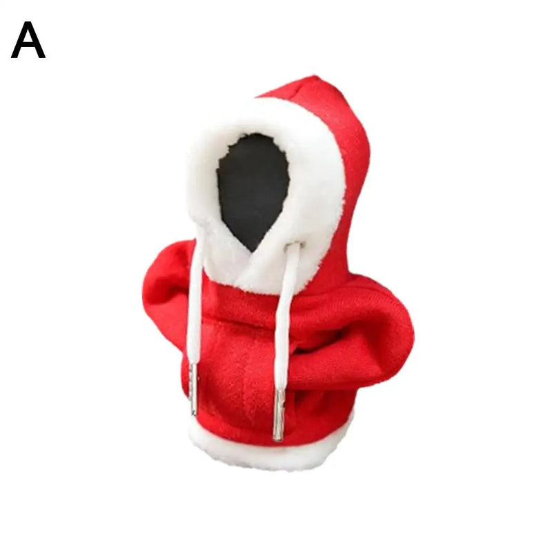 Hoodie Car Gear Shift Cover Christmas Decor Gearshift Hoodie Car Gear Shift Knob Cover Manual Handle Gear Change Lever Cover