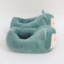 New Pokemon Pikachu Snorlax Men Women Funny Slipper Soft Cute Slippers Animal Couples Home Slippers Cotton Warm Household Shoes