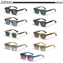 CATERSIDE Retro Punk Men Sunglasses Small Frame Square Personalized Design Sun Glasses Women Travel Party Business Festival Gift