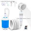 Hot Sell Portable Outdoor Shower Set with Hose Rechargeable Camping Shower Pump Electric