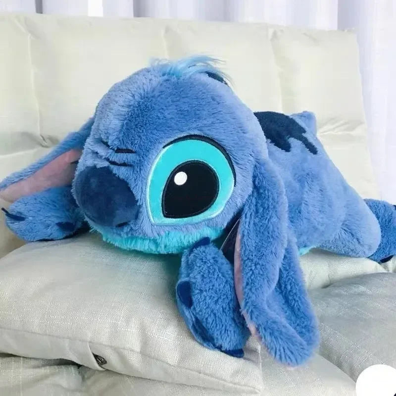 Disney Lilo&stitch Plush Toys Giant Size Lilo&stitch Stuffed Cute Doll Cartoon Couple Sleeping Pillow Soft Material Kids Gifts