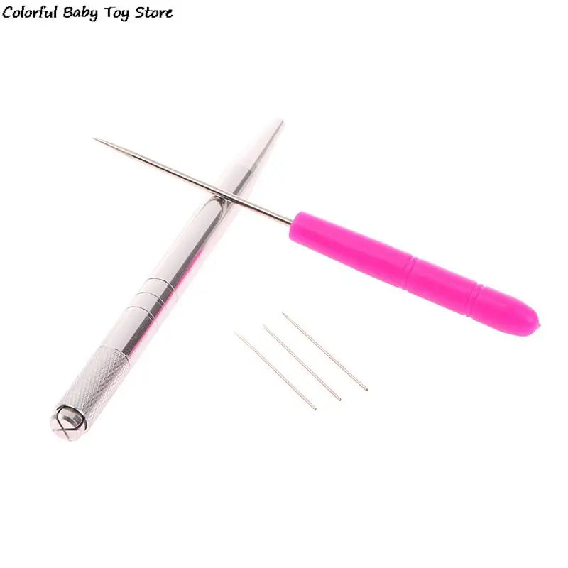 Doll Hair Reroot Needle Kit Repaint Baby Head Reborn Hair Rooting Tools Wig Making Supplies Accessories Set