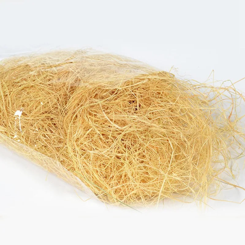 1 Pack 30g Jute Nesting Material Nest / Fibre Aviary Birds Canaries Finches Nest Filled Grass Bird Cage Accessories Decoration