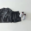 Autumn New Baby Letter Print Sweatshirt + Shorts 2pcs Suit Children Long Sleeve Clothes Set For Boys Girl Toddler Casual Outfits