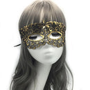 Gold Lace Mask Party Masquerade Halloween Mask Half Face One-Eyed Fox Fun Eye Patch Multiple Shapes