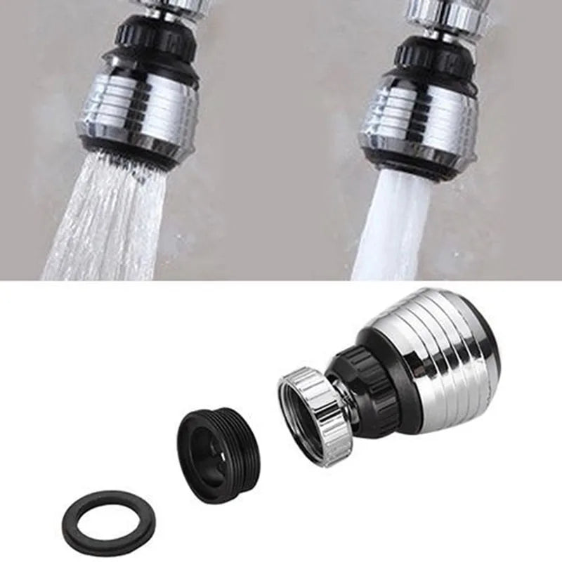 2 Modes Kitchen Home Gadget Water Saving Device Rotate High Pressure Faucet Nozzle Creative Kitchen Accessories Supplies Goods