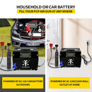 TUXING TXET063 4500Psi PCP Air Compressor with LCD Display Digital Control Compressor Auto-Stop 12V Power Adapter for PCP Tank