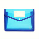 A4 file storage bags & folders, transparent storage and organization bags with labels