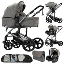 Baby Stroller 3 in 1 stroller lightweight strollers  Baby Carriage mutifunction strollers Baby newborn stroller mother kids