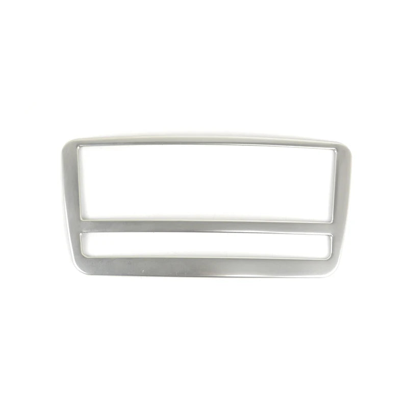 Stainless Steel Center Console CD Frame Decoration Cover Trim For Mercedes Benz CLA GLA A Class C117 X156 W176 Car Styling