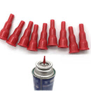 Gas Refill Adapter Butane Lighter Gas Adapter Easy to Install Cassette Stove Adapter for Camping Fishing BBQ Hiking Kitchen