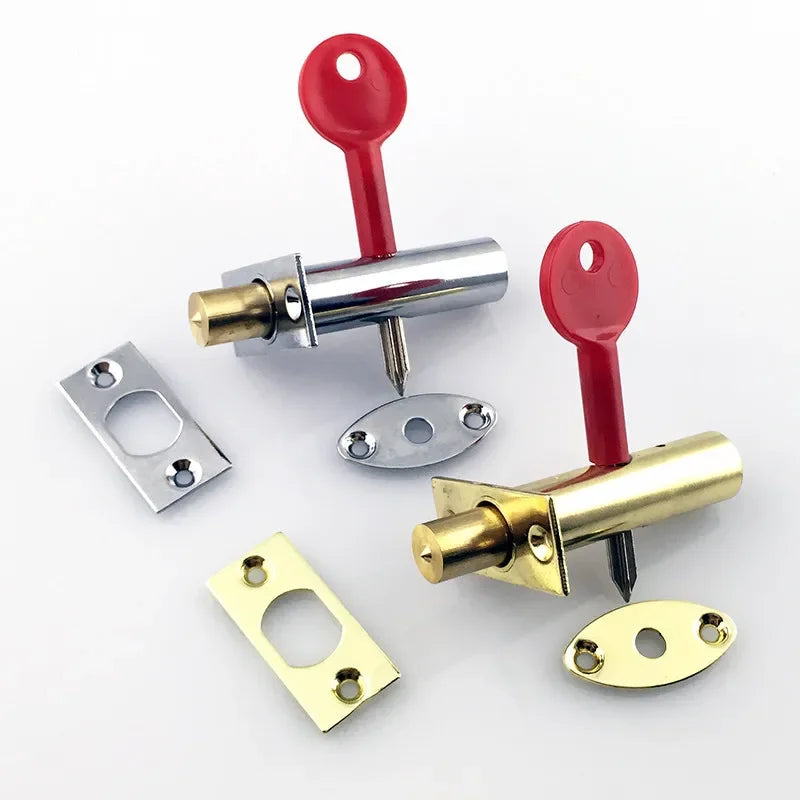 Stainless Steel Pipe Lock Invisible Mortise  Door Lock Fire Door Escape Aisle Furniture Hardware Accessories door lock