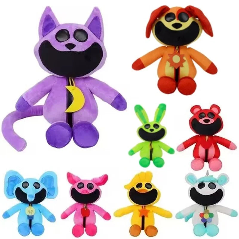 25-30cm Smiling Critters Plush Toy Smiling Critters Cat Nap Catnat Accion Doll Soft Toy Peluches Pillow Birthday Christmas Gift