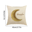 Home Sofa Cushion Cover Ramadan Kareem Islamic Muslim Party Pillowcase Gifts