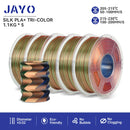 JAYO  pla plus SILK Three Colors Silk Rainbow 3D Printer Filament 1.75mm 100% No Bubble FDM 3D Printer Materials for 3D Printer