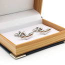 Men's Bat Cuff Links Novelty Superheroes Design Silver Color Quality Copper Cufflinks Wholesale & Retail