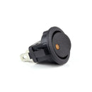 1Pcs ON/OFF Round Rocker Toggle Switch 6A/250VAC 10A 125VAC Power Switch Cap with Plastic Push Button Switch 2PIN 3PIN LED Light