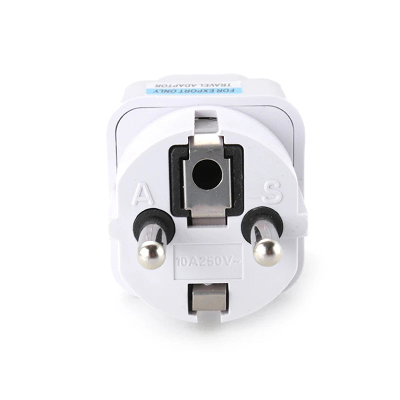 Universal EU Plug Adapter International UK US To EU Euro KR Travel Adapter Electrical Plug Converter Power Socket Wholesale