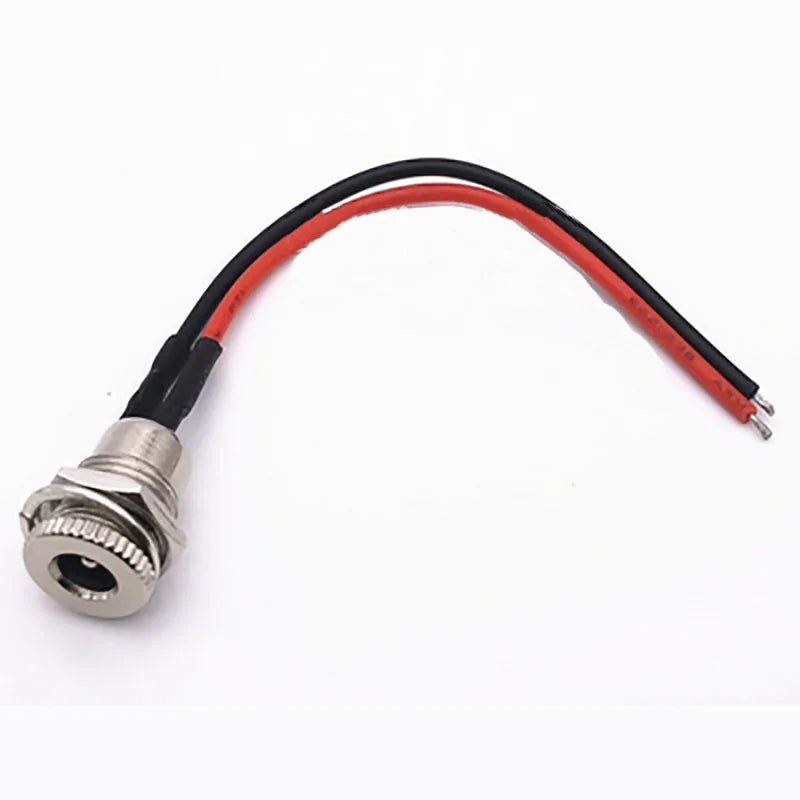 DC-099 5.5*2.1/5.5*2.5mm DC Power Plug Socket Connector Male Female DIY Waterproof DC Jack Port 5.5×2.5 5.5×2.1mm Plug with Wire