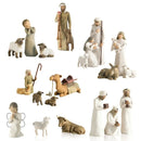 Holy Family Willow Tree Figurine Easter Religious Jesus Nativity Set Hand-painted Statue Ornaments Room Home Decoration Crafts