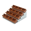 DlY Mini Food Building Block Figures Bread Fish Fruit Chicken Crab Hot Dog Cake Pizze Carrot Box Creative Toys City Parts Brick