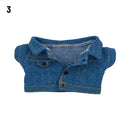 10CM Doll Clothes Fashion Tops Denim Jacket Casual Wears Jeans Pants For 1/12 Dolls Clothes Accessories Kids Toys