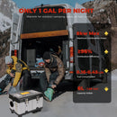 8KW Diesel Auxiliary Heater 110-220V AC and 12/24V DC With High-Altitude Mode & Ventilation Mode Ultra Quiet Portable Heater