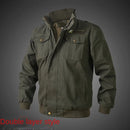 Outdoor Autumn Winter 2022 Work Men's Padded Welders Wear-resistant Canvas Repair Long Sleeve Multi-pocket Labor Clothes Jacket