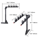 SucceBuy Hitch Mount Bike Rack 2-Bike Platform Style 80 LBS Max Capacity for 1.25-/2-inch Receiver Bike Carrier for Car