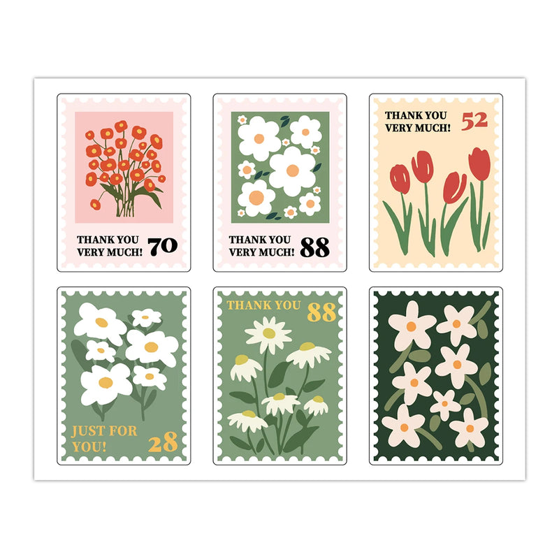 120pcs Box Seal Stickers, Rectangle Gift Package Labels, Thank You For Your Order Stickers, Decorative Baking Gift Bags Packagin