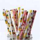 25pcs Foil Gold Silver Disposable Drinking Paper Straws Rainbow for Birthday Wedding Christmas Party Event Supplies