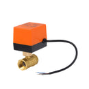 Ac 220V DC 12V Brass Electric Thread Ball Valve 2-way 3-wire Solenoid Water Valve with Actuator DN15/DN20/DN25/DN32