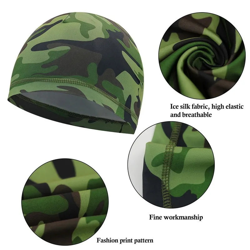 Quick Dry Helmet Cycling Cap Summer Anti-UV Anti-Sweat Sports Hat Motorcycle Bike Riding Bicycle Cycling Hat Unisex Inner Cap